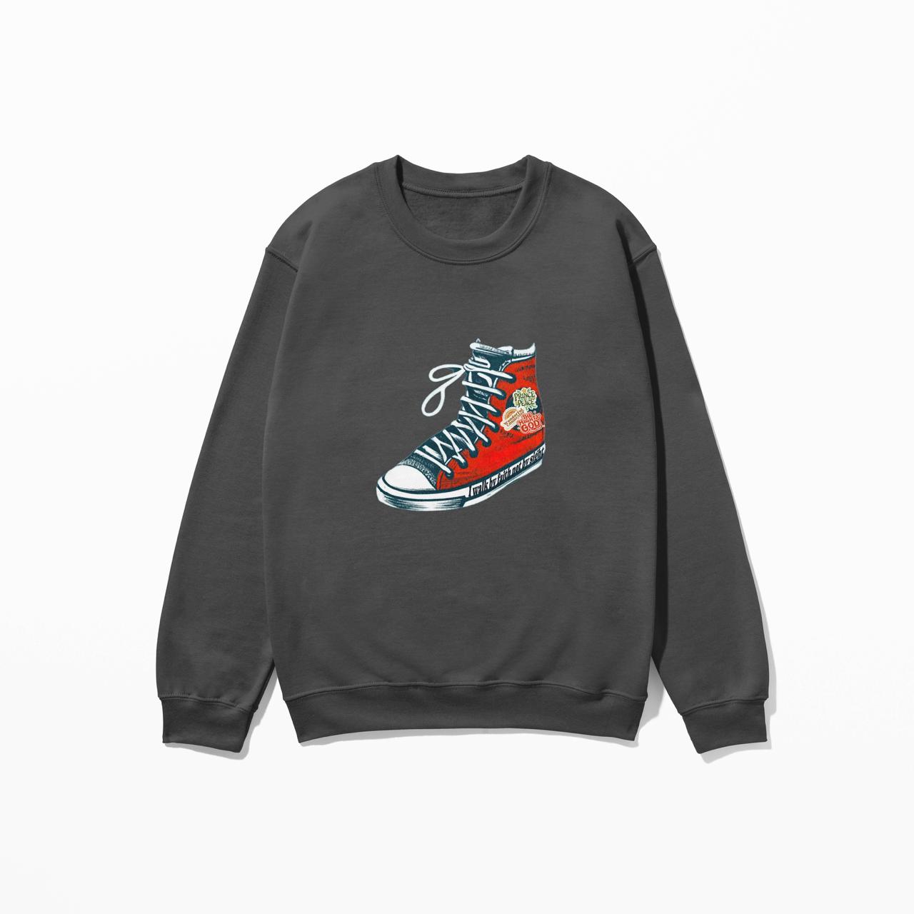 Streetwear Sneaker Graphic Sweatshirt