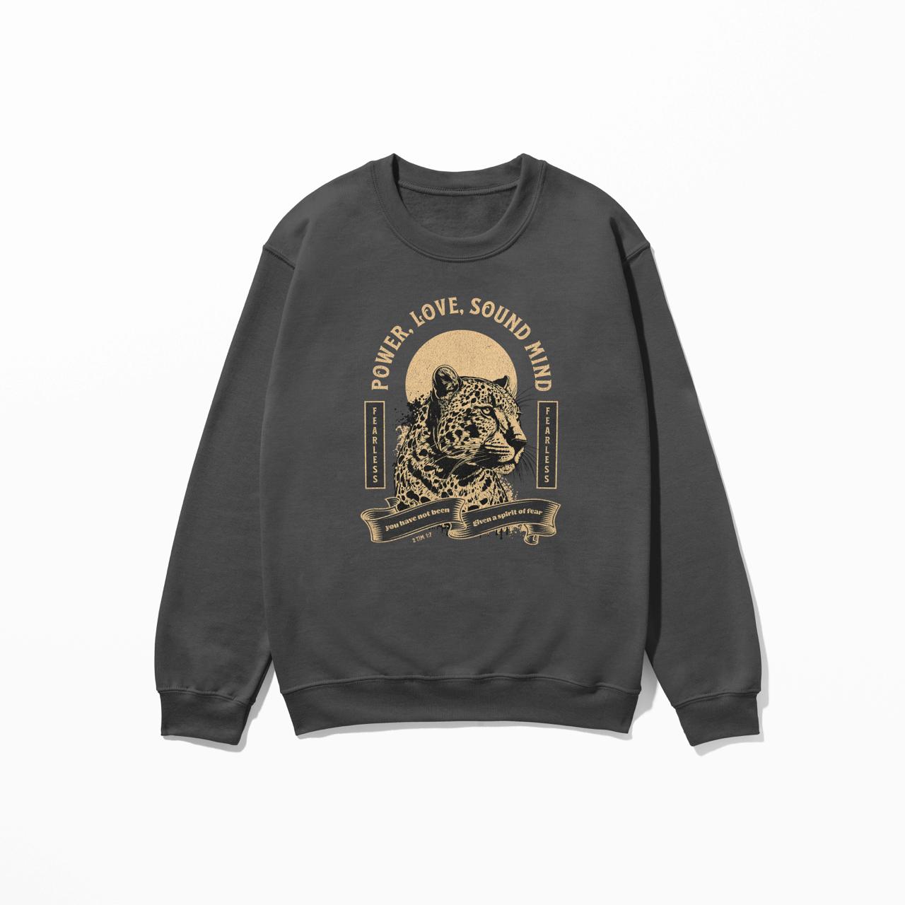 Fearless Strength Sweatshirt – Charcoal Grey