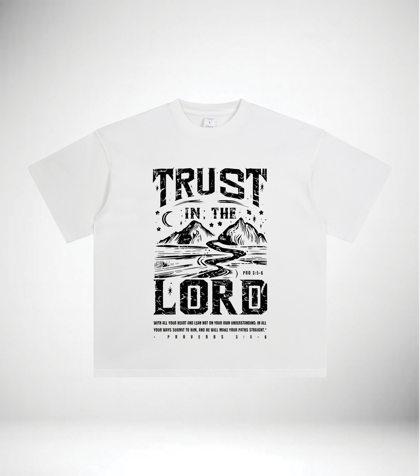 Trust in the Lord" Christian Hoodie (Pre-Order) + FREE T-Shirt – Proverbs 3:5-6